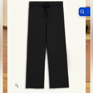 Frank & Eileen Navy Blue Wide Leg Sweat Pants Sz M